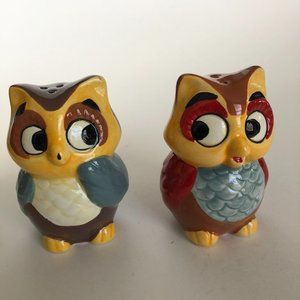 Owl Salt and Pepper Shakers